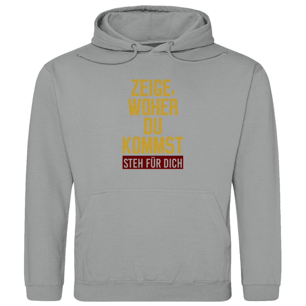 Herren Hoodie ZEIGE, WOHER DU KOMMST